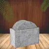 Nova caixa de conjunto de porta-copos e jogo americano de feltro Amazon, almofada isolante redonda requintada, porta-copos de água, logotipo personalizado