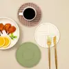 Tapete de Silicone Isolante Térmico, Jogo Americano, Tapete para Caçarola, Porta-Copo, Tapete para Tigela, Tapete para Pratos, Tapete de Mesa Resistente ao Calor, Tapete Doméstico Resistente a Altas Temperaturas Anti-Queimaduras