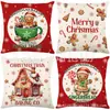Nuevos Productos Transfronterizos para Uso Doméstico, Celebraciones Navideñas, Decoraciones Cálidas para el Hogar, Fundas para Cojines de Sofá, Fundas para Almohadas al por Mayor