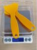 Ferramentas para Aplicação de Película Automotiva em Estoque, Pequeno Raspador de Plástico Amarelo, Limpeza de Vidros, Raspador de Película de Celular, Pequeno Raspador de Segurança