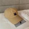 Gorra de béisbol con letras de Los Ángeles para mujer, de estilo coreano, suave y con parte superior informal, para primavera y verano