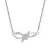 Juego Complejo de Plata de Ley S925 para Niña Collar de Alta Gama con Pulsera 2024 Nuevo Regalo para Novia