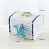 Caja de Almacenamiento Mediterránea Escritorio Caja Pequeña de Madera Caja Pequeña Clásica de Madera Caja Creativa para Joyería Caja para Dulces Al por Mayor