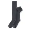 100% cachemira pura, longitud clásica hasta la mitad de la pantorrilla, con elasticidad moderada que no aprieta, diseño simple, tejido suave y delicado, calcetines cálidos hasta la mitad de la pantorrilla