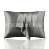 Comercio exterior transfronterizo Amazon funda de almohada imitación seda seda de hielo sensación fresca color sólido almohada de bolsillo de seda tocado de satén venta al por mayor