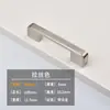 Manija de Mesita de Noche, Manija de Puerta de Armario de Dormitorio, Manija de Puerta Negra de Aleación de Aluminio, Manija Negra de Mueble de TV