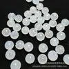 Jade Branco Gelo Natural 8mm Contas de Lótus Contas Soltas Atacado Acessórios para Joias de Jade DIY Contas para Colar Pulseira