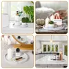 Bandeja Redonda de Almacenamiento Más Vendida de Amazon Bandeja de Silicona Estante de Almacenamiento para Baño Bandeja para Joyería y Aromaterapia Listo para Envío Transfronterizo