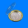 Caixa Redonda Spot 7,5cm caixa de pó para enviar cartão inferior para enviar suporte transparente um par de banhado a ouro Caixa Redonda para Cílios