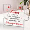 Producto Nuevo Transfronterizo Rompecabezas Acrílico Transparente Regalo de San Valentín para Familiares y Amigos Adornos Artesanales de Escritorio Acrílico