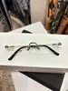 Óculos sem Aro Estilo Coração Klorox Iguais aos da Ouyang Nana, Armações de Metal Leve Retrô, Podem Ser Personalizados com Lentes de Grau