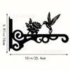 Suporte de Parede de Ferro Transfronteiriço Suporte de Flores Gancho para Pendurar Pássaro Vaso de Flores Varanda Suporte de Parede Gancho de Metal Gancho