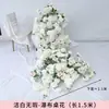 Decoraciones de boda de cascada de rosas, flores de cascada de seda para mesa de hotel, flores artificiales, arreglos florales, cascada de flores para cumpleaños