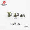 Grandes Cantidades de Tornillos de Aleación de Zinc, Clavos Planos, Clavos Decorativos de Base para Cuero, Clavos de Cabeza Plana, Accesorios de Ferretería para Bolsas y Ropa