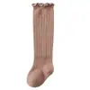 Novedad Otoño e Invierno 2026 Calcetines Largos con Volantes para Bebé, Calcetines Gruesos con Forro de Felpa para Niños, Antihielo, Hasta la Rodilla, para Bebés y Niños Pequeños