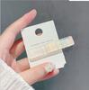 Pinza para el cabello estilo coreano, clip lateral para niña, popular en internet, color Aji sirena, láser, clip para flequillo, accesorio para la cabeza, clip de pico de pato, simple, moderno, combinable con todo