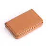 Bolsa para Cartão de Visita com Logo Personalizado Caixa Criativa para Cartão de Visita Caixa de Armazenamento para Cartão Porta-Cartão de Visita Magnético de Couro PU