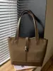 Bolso Casual Retro de Gran Capacidad para Mujer 2026 Nuevo Bolso de Hombro Simple a la Moda de Nicho Bolso Tote Simple para el Viaje Diario