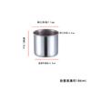 Taza de Acero Inoxidable de Boca Pequeña Taza de Boca de Ajuste Mecánico Sin Asa Pájaros 3cm Mini Taza 7cm Taza de Boca Pequeña Taza de Una Sola Capa