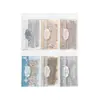 Paquete de Pegatinas Largas de Tinta Blanca PET Momo, Pegatinas Decorativas Vintage Hechas a Mano para Niña, Collage DIY para Diario de Niña