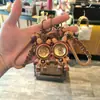 Llavero de Capibara Transfronterizo Luminoso TV Estudiante Mochila Escolar Muñeco Colgante Pequeño de Capibara Colgante de Máquina de Regalo
