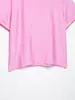 Ropa de mujer de moda transfronteriza para comercio exterior en Amazon 2026 otoño rosa a rayas cuello mao corbata de lazo asimétrica manga corta