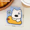 Libro original de dibujos animados de Tengyi, libro de mano con diseño de oso, de gran valor colorido, cuaderno de dibujo de bolsillo A7, cuaderno de espiral, papelería