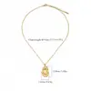 Colar de estrela de oito pontas com diamantes de celebridade da internet europeia e americana, gargantilha com pingente banhada a ouro simples e elegante, corrente de clavícula com design de nicho moderno