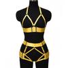 Comercio transfronterizo nuevo multicolor opcional hueco tentación sexy tirante divertido para mujer traje dividido N0241