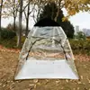 Solario de PVC Personalizado para Comercio Exterior, Carpa de PVC Transparente, Tienda de Casa Burbuja Plegable para Exteriores Cielo Estrellado, Impermeable