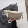 Bolso de Pecho Tejido Versátil Transfronterizo para Mujer Verano 2026 Nueva Moda Bolso de Cintura Simple Ligero Bolso Cruzado de Hombro Único de Nicho