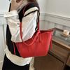 Bolsa de Ala Estilo Francés 2024 Transfronteriza con Patrón de Lichi Bolso Tote de Moda Gran Capacidad Bolso de Mano con Puntadas de Coche Bolso de Hombro para Viajes