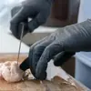 Guantes desechables extralargos y extragruesos de nitrilo de 12 pulgadas resistentes al aceite para lavandería, lavado de platos y tareas del hogar