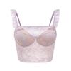 Roupa Íntima Estilo Francês Colete Leve Feminino Renda Vestível Sexy Sutiã Estudantil Puro para Menina bralette