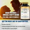 Cápsulas de Aceite de Pescado Más Vendidas en Amazon Fuente de Omega 3 Fabricante Soporta O Em