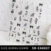 Nuevo Pegatina de Arte para Uñas Mariposa 3D Estéreo Relieve Rosa Mariposa Pegatina Blanca DIY Accesorios Estéreo para Uñas