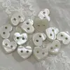 Roupas para Boneca BJD Coração Perolado Mini Botões de Resina Botões DIY para Artesanato Infantil Decoração de Camisa Botões Pequenos em Formato de Coração