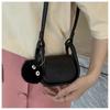 Mini Bolsa Pequeña para Mujer Verano 2023 Nueva Moda Tendencia Versátil Bolsa para Labial Diseño de Nicho Bolso Cruzado Texturizado Tipo Silla de Montar