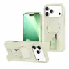 Funda de Teléfono Pin Dun con Sensación de Piel y Soporte Magnético Compatible con Apple 17PROMAX Cobertura Total 16 Transfronterizo 11 Interior de Franela 13