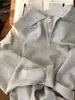¡Elegancia Italiana! ¡Cómodo y Suave! Suéter de Punto Cálido de Manga Larga con Cuello Polo para Hombre Otoño/Invierno Moderno