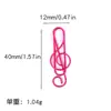 Portapapeles con Notas Musicales de Colores Transfronterizos en Stock, Marcadores Creativos con Símbolos Musicales Metálicos Recubiertos de Plástico, Directamente del Fabricante