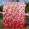 Fondo de pared de flores simuladas con base de tela degradada pared de fondo centro comercial网红 punch boda decoración de boda accesorios arte de flores artificiales