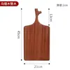 Tabla de cortar de Wengué personalizada Tabla de cortar Tabla de cortar portátil Plato de cena Tabla creativa para bistec para niños Cortador de verduras