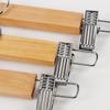 Armario para Colgar Pantalones de Madera Maciza Transfronterizo, Pinza para Pantalones que No Deja Marca, Colgador Multifuncional para Faldas con Pinzas, Colgador Antideslizante para Pantalones al por Mayor