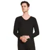 Otoño e invierno Nueva ropa interior térmica sin costuras de terciopelo superficie AB hombres y mujeres pareja ropa de otoño pantalones largos traje cálido forro polar de doble cara