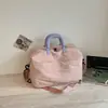 Bolsa de grande capacidade para roupas e bagagens, bolsa tote de viagem, bolsa para viagens de negócios de curta duração, bolsa de ginástica, bolsa de armazenamento leve para maternidade