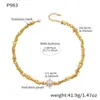 Collar de Cadena de Acero Inoxidable Plateada de Moda en TikTok con Perlas Irregulares, Cadena para Clavícula de Moda de Nicho con un Ambiente Elegante