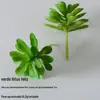 Planta Suculenta Simulada Bonsai de Planta Flocagem Mini Suculenta Artificial Falsa Acessórios Planta Verde DIY Decoração de Casa Enfeites