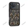 Artículo popular de comercio exterior: Funda para Teléfono con Lazo Estampado de Leopardo Marrón Adecuada para Apple 17 Pro Max, Funda Suave Impresa con UV de Gama Alta