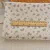 Pequeno padrão floral estilo coreano, tecido popeline 100% algodão 40s de trama simples, vestuário apparel, material para artesanato DIY